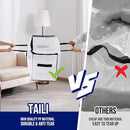 TAILI Extra Large Moving Bags, 2 Pack Clear Heavy Duty Totes For Storage with Visible Window, Wrap Around Handles, Storage Bags for Space Saving, Alternative to Moving Boxes by TinyTreasures Baby Boutique