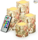 Ystardream Hummingbird Flameless Candle with Remote Control and Timer,Battery Operated Led Candle for Festival Celebration Home Decor,4 Pack Set by GreenHaven Gardens