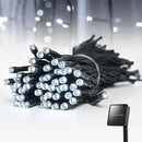 Solar String Lights for Outside,50ft Solar Lights Outdoor Waterproof 100 Led Solar Fairy Lights 8 Lighting Mode Solar String Lights Idea for Garden,Courtyards,Trees(Cool White) by GreenHaven Gardens