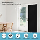 REDRICE Temporary Blackout Shades, 157" x 57" Portable Blackout Curtains, 100% Blackout Blinds Room Darkening Light Window Shades with Hook & Loop Tabs Stick-On, Window Cover for Travelers Bedroom RV by TinyTreasures Baby Boutique