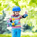 Kids Bike Helmet Set Adjustable for Children, Boys, Girls and Teenagers Aged 3-8 Years Includes Elbow, Knee, Wrist Guards Children's Helmet Protection Set for Bikes SkateboardsRollerskates by TinyTreasures Baby Boutique