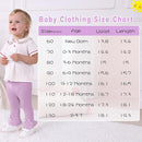 Newborn Toddler Baby Girl Pants Leggings Ribbed Straight Flare Infant Girl Pants Leggings Bell Bottoms 5 Packs by TinyTreasures Baby Boutique