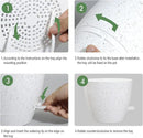 12 inch Large Self Watering Pots, Plastic Planters with 60oZ Removable Deep Reservoir and Multi Mesh Drainage Holes for Indoor Outdoor Garden Plants and Flowers, White Speckles by GreenHaven Gardens