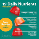 SmartyPants Prenatal Multivitamin Gummies - Improved Formula: Omega 3 (DHA/EPA), Methylfolate, Biotin, Vitamin D3, C, Vitamin B12, B6, Vitamin A, K & Zinc, Gluten Free, 120 Count (40 Day Supply) by TinyTreasures Baby Boutique