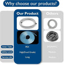 Dishwasher Installation Kit - 8 FT Stainless Steel Braided Dishwasher Hose kit,Food Grade PEX Inner Tube Water Line with 3/8"x 3/8"x 3/8" Tee Stop Valve,3/8"x 3/8"MIP Elbow,3/8"x 3/4"FHT Elbow by CozyNest Decor