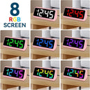 Netzu Loud Alarm Clock for Heavy Sleepers, RGB Alarm Clocks for Bedrooms Seniors Kids, Plug in Digital Clock with 5 Dimmers, 2 Alarms, 4 Volumes and Snooze by TinyTreasures Baby Boutique