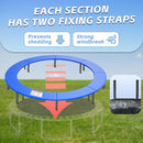 Trampoline Replacement Safety Pad, 8ft 10ft 12ft 14ft 15ft 16ft Trampoline Spring Cover with Foam Padding, No Holes for Poles, Round, Blue by TinyTreasures Baby Boutique