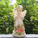 Garden Decor Angel Statue, Outdoor Patio Garden Sculptures & Statues, Solar Yard Decorations Lawn Ornaments Figurines for Outside by GreenHaven Gardens