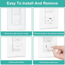 Outlet Covers Babepai 38-Pack White Baby Proof Electrical Protector Safety Improved Baby Safety Plug Covers by TinyTreasures Baby Boutique