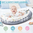 Baby Play Mat, 7-in-1 Tummy Time Activity Gym Mat, Washable Baby Lounger Nest, Portable Floor Seat for Home & Travel, Baby Essentials Gift for Infant Newborn 0-6-12-18 Months by TinyTreasures Baby Boutique