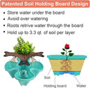 Vertical Planter, 6 Tier Stackable Strawberry Planter with Garden Tool Set, Movable Indoor/Outdoor Garden Herb Pot for Growing Vegetables and Succulents, Teal by GreenHaven Gardens