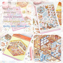20 Sets DIY 3D Sticker Scenes for Adults with Tweezer, Kawaii 3D House Miniature Sticker Therapy, Make Your Own Mini Room Scene Collection Book for Adult Kids Relief Stress Pass The Time by TinyTreasures Baby Boutique