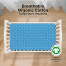 KeaBabies 2-Pack Organic Crib Sheets for Boys, Girls - 52x28 Fitted Crib Mattress Sheet Neutral, Breathable Jersey Cotton Cover for Baby Bed, Toddler Mattress, Soft & Cute Prints (KeaPixel) by TinyTreasures Baby Boutique