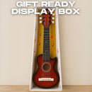 23" Acoustic Guitar, Kids 6 String Toy Guitar - Realistic Steel Strings - Beginner Practice First Musical Instrument for Children, Toddlers (Mahogany) by TinyTreasures Baby Boutique