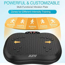 AXV Vibration Plate Exercise Machine Whole Body Workout Portable Mini Vibrate Fitness Platform Lymphatic Drainage Machine for Weight Loss Shaping Toning Wellness Home Gyms Workout (Mini) by CozyNest Decor