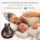BZseed Aromatherapy Essential Oil Diffuser, 550ml Ultrasonic Fragrant Oil Large Room Humidifier, Diffusers for Home with Timer and Waterless Auto-Off, 7 Color LED Lights,Cool Mist Humidifiers by TinyTreasures Baby Boutique