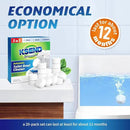 Toilet Bowl Cleaner Tablets - 20 PCS Automatic Bleach Toilet Cleaner Tablets, Slow-Releasing Deodorizing & Descaling, Powerful Bathroom Tank Cleaner by CozyNest Decor