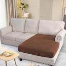 H.VERSAILTEX Super Stretch Individual Chaise Cover Sectional Couch Covers for L Shaped Sofa Both Left/Right Featuring Thick Jacquard Textured Twill Fabric (1 Piece Chaise Cover, Caramel) by CozyNest Decor
