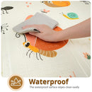 Foldable Baby Play Mat, PIGLOG Waterproof Playmats for Babies and Toddlers Kids, Safe Foam Playmat for Tummy Time, 50x50 Playpen Mat, Reversible Portable Baby Floor Mat for Infant, Toddler, Dragonfly by TinyTreasures Baby Boutique