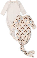 MONICA + ANDY Baby Organic Knot It Gown by TinyTreasures Baby Boutique