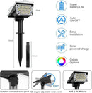 T-SUNUS Christmas Solar Spot Lights Color Outdoor, Solar Powered Halloween Landscape Spotlights IP65 Waterproof 2-in-1 Landscaping Wall Light for Flag Yard Garden Driveway Porch Walkway Pool Patio by GreenHaven Gardens