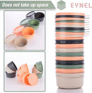 Set of 12 Small Round 9 oz Deli Containers with Lids, Airtight Leakproof Reusable Food Storage, Plastic To Go Bento Box, Mini Lunch Box, Snack Storage Bowl, for Kitchen, Picnic (12) by TinyTreasures Baby Boutique