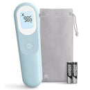 Greater Goods No-Touch Infrared Digital Thermometer for Adults, Kids, and Babies, Forehead Thermometer with Ergonomic Grip, Fever Alarm, Powder Blue by TinyTreasures Baby Boutique