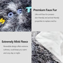 GONAAP Fuzzy Faux Fur Throw Blanket Tie-dye Marble Black Super Soft Cozy Plush Fuzzy Shaggy Blanket for Couch Sofa Bed (Tie-dye Marble Black, Throw(50"x60")) by CozyNest Decor