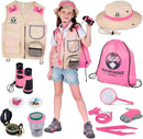 Kids Explorer Kit with Safari Vest & Hat for 3-12 Year Old Boys & Girls - Safari Costume Kids, Zoo Keeper, Paleontologist & More - Giftable STEM Outdoor Explorer + Bug Ebook by TinyTreasures Baby Boutique