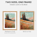 Homeforia 9x12 Picture Frame Wood, High End Natural Oak 9 x 12 Light Wooden Frames with Mat 7 by 10 Photo, 9by12 Frame Matted to 7x10 Print, Wall or Tabletop Frames, Tempered Glass, Wall Kit, Set of 1 by CozyNest Decor