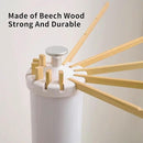 Clothes Drying Rack 4 Legs,Laundry Hanger Dryer Rack,Portable Drying Rack,Foldable Drying Rack-Drying Rack Clothing Laundry Bedroom Household Wooden-12rods by CozyNest Decor