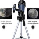 Telescopes, Telescope for Kids and Adults Beginners, 70mm Aperture 400mm Focus Length Refractor Travel Telescope with AZ Mount for Observe The Moon and Landscape (Blue) by TinyTreasures Baby Boutique