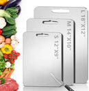 Titanium Cutting Board for Kitchen - 100% Pure Titanium Cutting Boards Non Toxic - 2025 New Upgrade Double Sided Metal Chopping Boards for Meat, Vegetables, Fruits, Dishwasher Safe (12 x 9 In) by CozyNest Decor