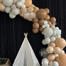 130pcs Tan Balloons Different Sizes 18" 12" 10" 5" Light Brown Latex Balloon Garland Arch Kit for Birthday Baby Shower Graduation Wedding Gender Reveal Anniversary Party Decorations by CozyNest Decor