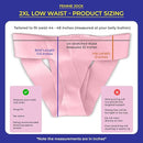 Women's Pelvic Support Belt ― Uterus Girdle for Prolapsed Bladder | Postpartum Recovery | Pain Relief | Low Waist - PINK - XXL by TinyTreasures Baby Boutique