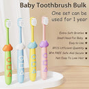 Kids Toothbrushes 8 Pack,Soft Bristle Toothbrush for Toddlers 2-12 Years Old, Cute Multicolor Boys Girls Toothbrushes,Clean Kids Teeth Bristles Not Easy to Shed by TinyTreasures Baby Boutique