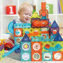 BINZKBB Light Magnetic Tiles Building Blocks for Kids,3D Clear Educational STEM Building Toys,Magnetic Marble Run Blocks Toys for Kids Ages 3 4 5 6 7 8 10+Year Old Boys Girls Creative Gift(110 PCS) by TinyTreasures Baby Boutique