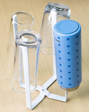 Kitchen Stand Holder, Plastic Bag Drying Rack, Multifunctional Countertop Cups Bottles Drying Rack for Plastic Bags, Bottles and Cups, Shelf Trash Bag by TinyTreasures Baby Boutique