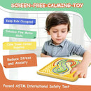Sensory Activity Board for Kids & Toddlers: Double-Sided Fidget Board Toys with Storage Bag for Stress, Anxiety, ADHD & Autism | Tactile Sensory Toys for 3 4 5 6 Year Old Boys & Girls (2PCS) by TinyTreasures Baby Boutique