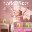TCJJ Kids Sleep Training Alarm Clock with Night Light - OK to Wake Clock & Sound Machine, Rechargeable Silicone Animal Lamp for Boys Girls Bedroom by TinyTreasures Baby Boutique