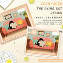 GuassLee Cat Vertical Wall Calendar 2025, 19-Months Art Hanging Wall Calendar Jun. 2025 to Dec. 2026, 14" x 23" Cute Cat Kitten Monthly Planner with Thick Paper for Office Home Decor Organizing by TinyTreasures Baby Boutique