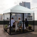 10x10 Mosquito Net with Zipper for Patio Camping Gazebo and Canopy Tent, Outdoor Gazebo Replacement Mosquito Netting Tent Screen Wall, Ultra Fine Mesh(Only Net No Frame) by GreenHaven Gardens