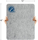ZOMONETI 18" x 14" Wool Pressing Mat 100% New Zealand Felted Wool Ironing Mat Pad Blanket for Quilter, Sewing, Quilting Supplies and Notions by CozyNest Decor