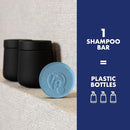 Argan Oil + Bamboo Extract 3-in-1 Shampoo Bar for Men - For Hair, Beard & Body - Deep Clean, Nourishing & Frizz Control - Natural, Paraben & Sulfate-Free - Made in USA - 4.5oz (Pack of 2) by TinyTreasures Baby Boutique