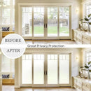 HIDBEA Frosted Window Privacy Film Non-Adhesive, Reusable Window Glass Films Heat Control Self Static Cling Removable Window Stickers for Home Office Living Room (White Frosted, 35.4 Inch x 6.5 Feet) by CozyNest Decor