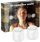 2-Pack Sync Stereo, Paussion Portable Mini Noise White Sleep Sound Machine for Adults Kids Baby 25 Soothing Songs, Auto Timer, Perfect for Travel, Home, Office Privacy by TinyTreasures Baby Boutique