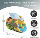 Elenon Goose Decorative Gutter Downspout Extension Statue, Duck Gutter Guardian Rain Downspout Extender, Garden Splash Block Outdoor Sculpture for 3" × 4" Down Spouts Decor by GreenHaven Gardens
