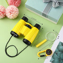 Wettarn 24 Pack Kid Mini Compact Binocular Compass Magnifying Glass Set for 3-12 Years Boy Girl Toddler Small Telescope Binocular for Kid Bird Watching Camping Hiking Exploring Outdoor Play by TinyTreasures Baby Boutique