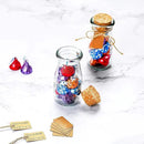 Otis Classic Small Glass Jars with Lids – Set of 12 Mini Glass Bottles with Corks for Halloween Decorations Fall Décor Wedding & Party Favors, Halloween DIY Crafts, Potions, Spices & Candy, 3.4 oz by CozyNest Decor