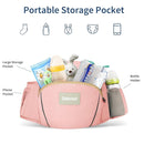 Baby Carrier with Hip Seat, Ergonomic M Position 6in1 Baby Carrier Newborn to Toddler,Head Support and Breathable Mesh Newborn Carrier,Adjustable Baby Holder Carrier for Dad&Mom-Pink by TinyTreasures Baby Boutique